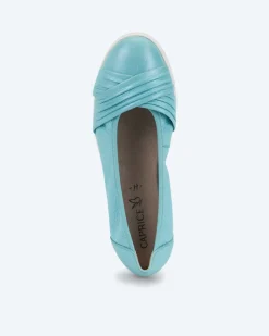 Ballerina mit Kontrastsohle