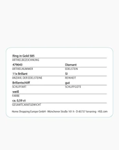 Brillantring 0,59 ct