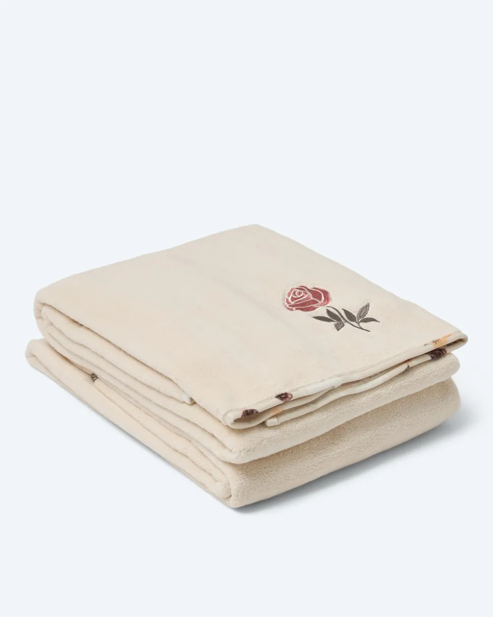 Duschtuch-Set "Englische Rose", 2tlg.
