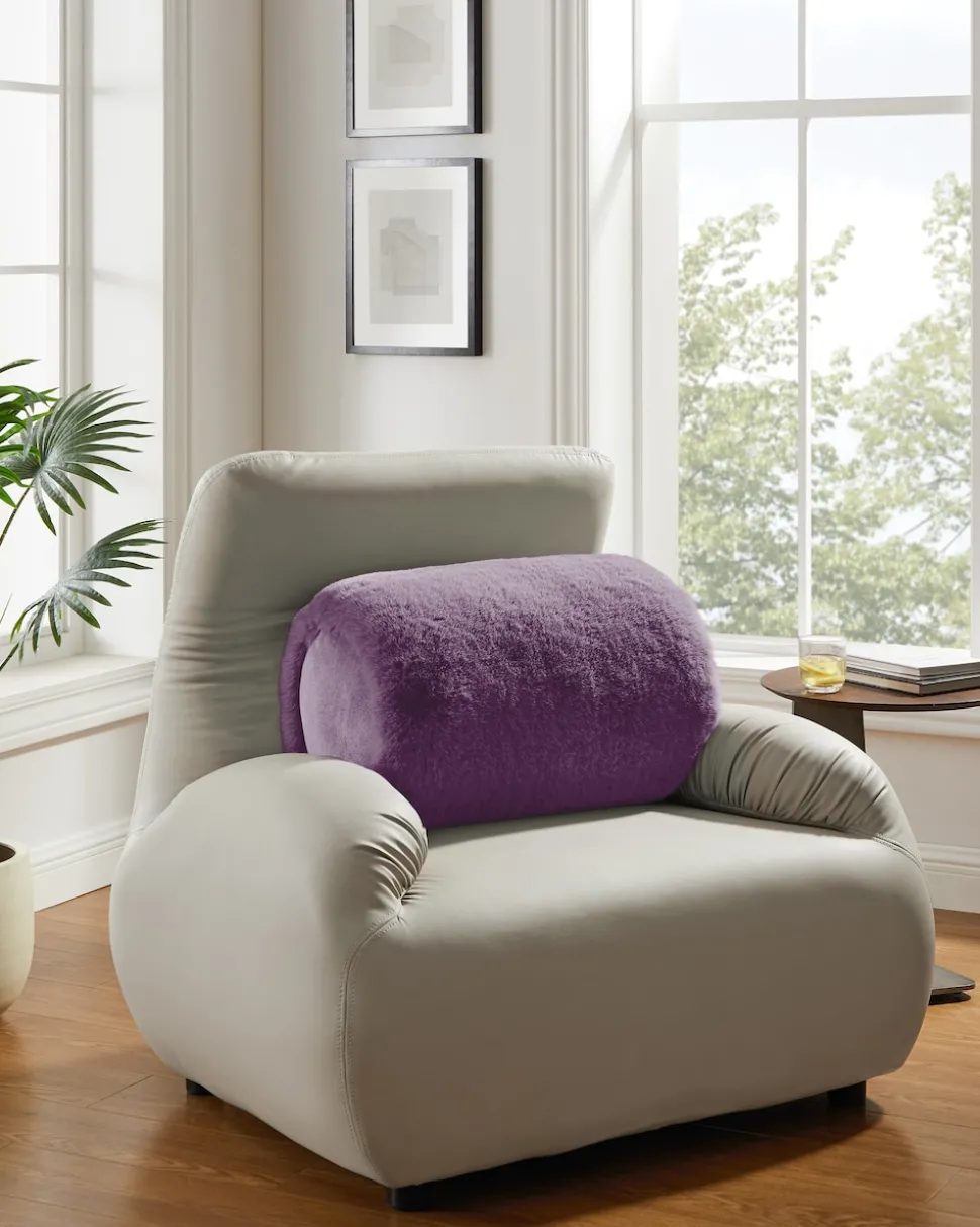 Luxus Hochflor Fell-Optik Nackenrolle