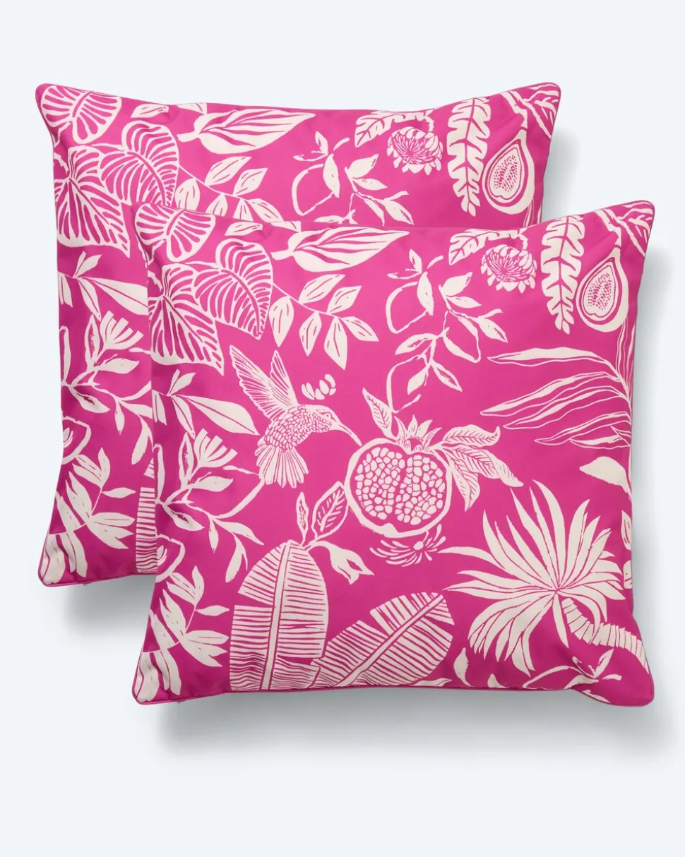 Outdoor-Kissen "Tropicale", 2tlg.