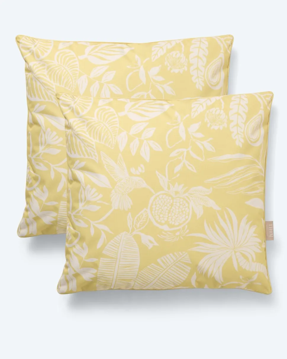 Outdoor-Kissen "Tropicale", 2tlg.