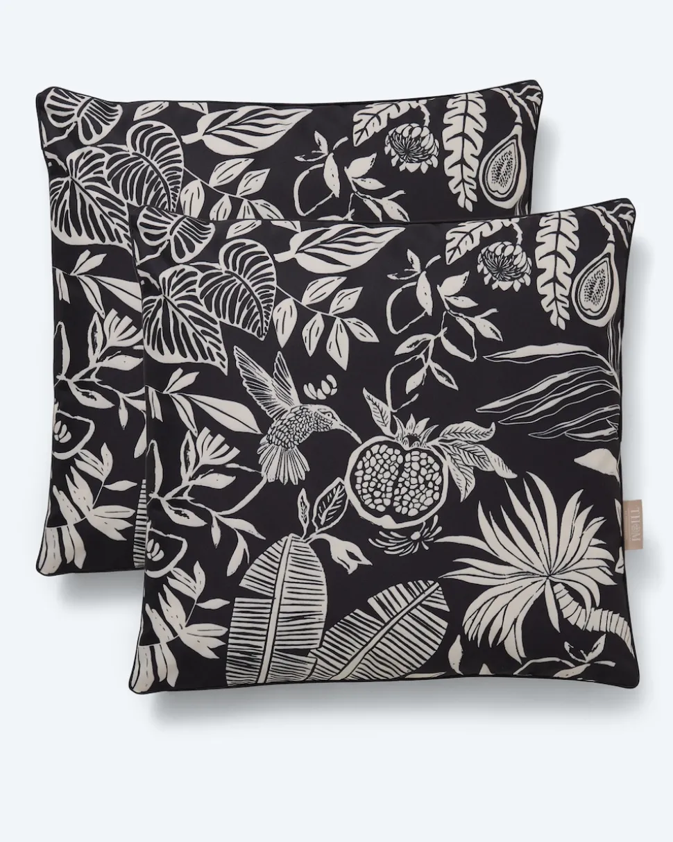 Outdoor-Kissen "Tropicale", 2tlg.