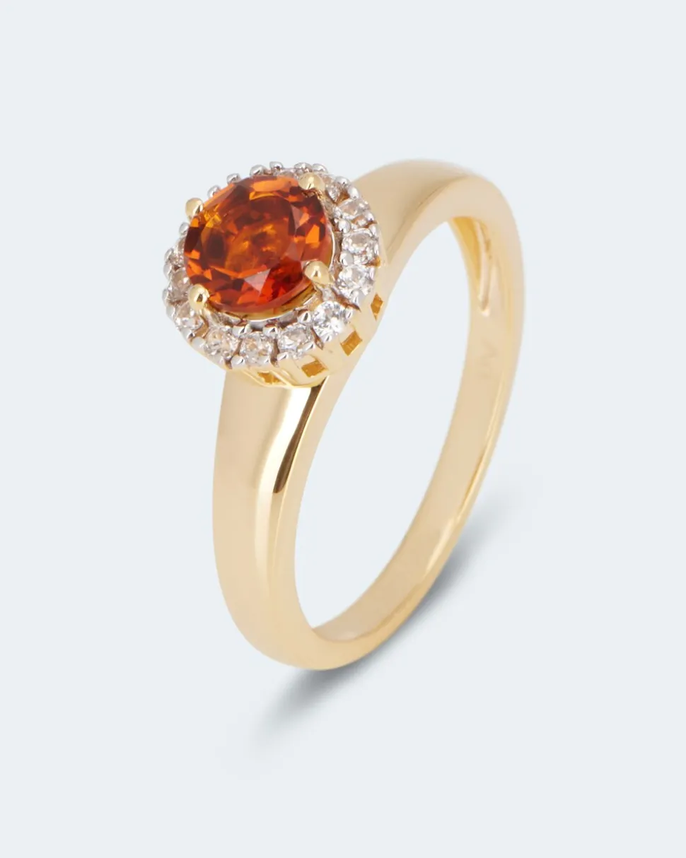 Ring mit Madeira Citrin