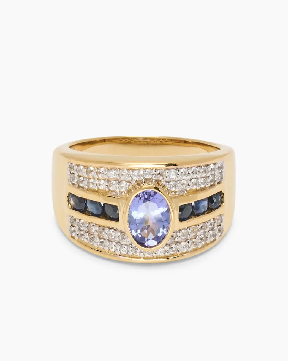 Ring mit Tansanit AAA+