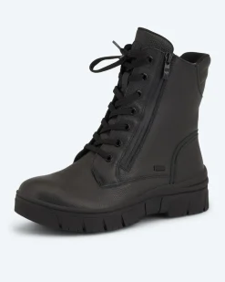 Schnürstiefel mit Zipper