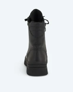 Schnürstiefel mit Zipper