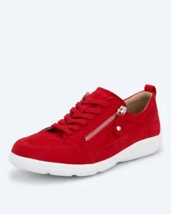 Sneaker in Velours-Optik