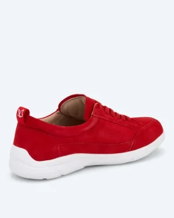 Sneaker in Velours-Optik