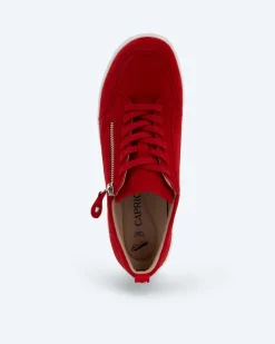 Sneaker in Velours-Optik