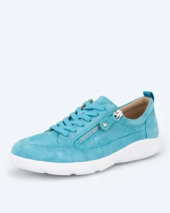 Sneaker in Velours-Optik