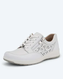 Sneaker in Weite H mit Perforation