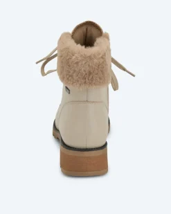 Stiefelette mit Webpelz