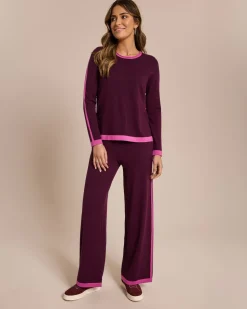 Strickhose mit Farbdetail